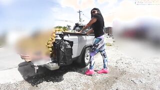 CARNE DEL MERCADO - Huge Boobed Latina Salesgirl Fucks Crazy Agent