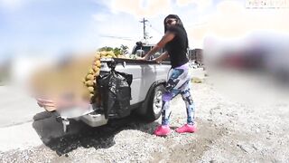 CARNEDELMERCADO - (Vick Valencia, Charles Gomez) - Gigantic Fake Jugs Latina Thot