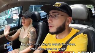 Patricia Acevedo sucks a cock into teh car and then getting plowed by gigantic dick