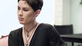 INNOCENT TABOO Scheming Lesbian Convinces Straight Friend Alexis Tae To Plowed