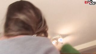 Public Stockings 19 yo banged with cum in mouth point of watch
