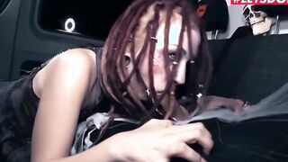 LETSDOEIT - (Jezzicat, Jason Steel) - Halloween With Turned On Possessed Hoe Fucks A Big Cock Into The Car