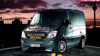 BUMSBUS - Halloween Foursome Party With German Beauties Lullu Gun And Lena Nitro - LETSDOEIT