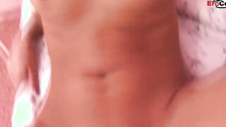 Amazingly babe face bimbos with no titted screwed inside the ass and the cunt