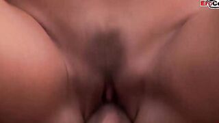 Blonde outside double penetrated during the anal 3 way rolep
