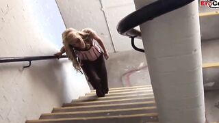 DIRTY CUTIE BLONDE BEAUTY LOVES DOUBLE JIZZED