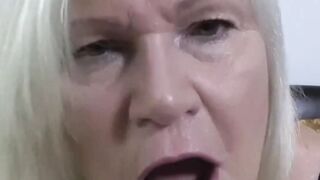 Mature slut gives blowjob and rides