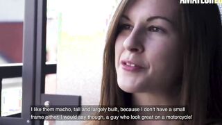 CASTINGFRANCAIS - Beautiful cunt with mouth Alice Paradise Squirts Hard During Her First Casting - AMATEUREURO