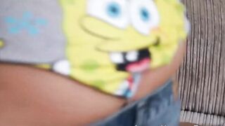 Buxom brit sucking Luke Hardy