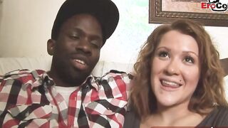 Chubby amateur couple make homemade porn first time Thot two
