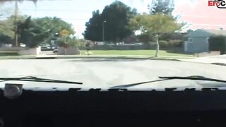 teenagers with curly hair and small titties pick up at the street