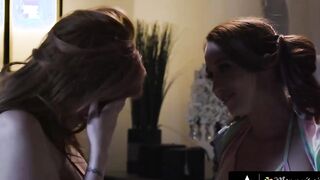 MOMMYSGIRL Red Haired 19 yo Has Passionate Sex With Lauren Phillips For Forgiveness
