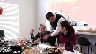 Stepdad Teaches His Step Daughter And Son How To Be Thankful