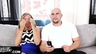 Kelly Green Gives Stepbrother A Blowjob