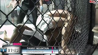 Dark Haired skank with gigantic titties fucking a boxer in the