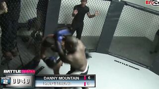 Dark Haired skank with gigantic titties fucking a boxer in the