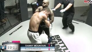 Dark Haired skank with gigantic titties fucking a boxer in the