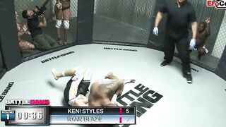 Blonde thot with natural boobies fucks the boxing champ