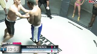 Blonde thot with natural hooters fucks into a boxing ring