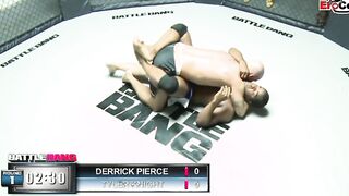 Blonde thot with natural hooters fucks into a boxing ring