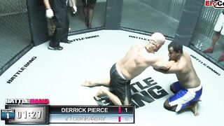 Blonde thot with natural hooters fucks into a boxing ring