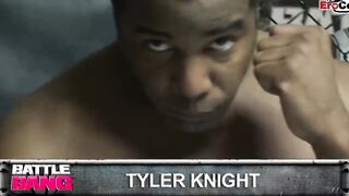 Blonde thot with natural hooters fucks into a boxing ring