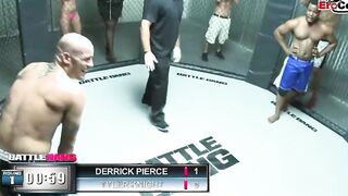Blonde thot with natural hooters fucks into a boxing ring