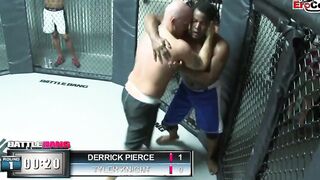 Blonde thot with natural hooters fucks into a boxing ring