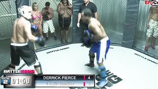 Blonde thot with natural hooters fucks into a boxing ring