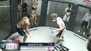 Slim black Hot with small hooters fucks into the boxing