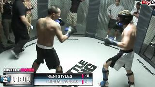 Slim black Hot with small hooters fucks into the boxing