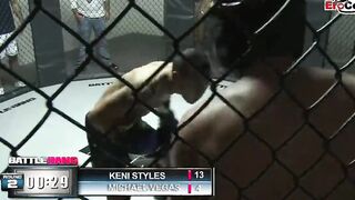Slim black Hot with small hooters fucks into the boxing