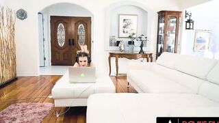 Gamer sluts Getting Assfucked With A Facial For Being Rude To Her Stepdad