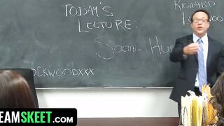 Teacher Obsessed With one Of His Virgin Students Thot two