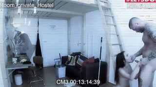 HORNYHOSTEL - (Anastasia Brokelyn, Mr. White) - Bubble Butt Dark Haired sexy Is Turned On For The Manager's Cock