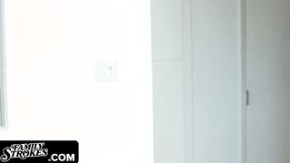 Family Grind - Blonde 19 Yo Loves Riding Her Stepdad’s Dick