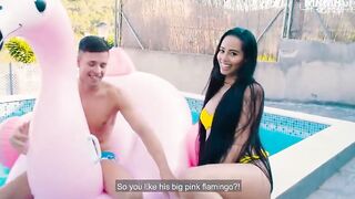 MAMACITAZ - Bushy Vagina Latina Takes Gigantic Dick By The