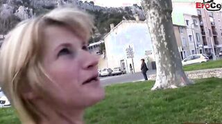 French blonde slim step cougar try homemade anal