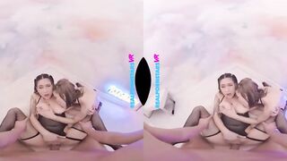 Real Pornstars VR - Jasmine Wilde and Octavia Red have a 1 of a kind 3 way all cooked up for you!!!