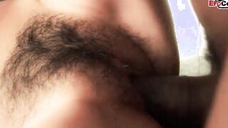 Slender hairy 18yo Barely Legal with dark hair want the long ebony penis