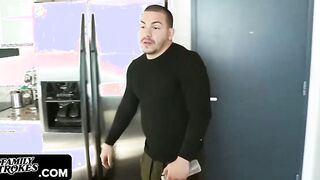 Blonde Teenie Sucks Long Stepbros Juicy Cock