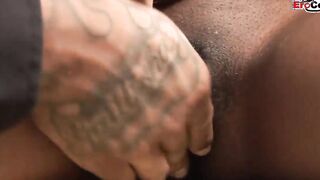 Ebony Hot with natural breasts want the bbc in her black vagina
