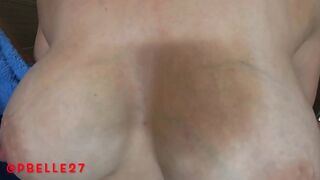 point of view Huge Boob mom Step Milf PBelle27 Shower Voyeur Webcam