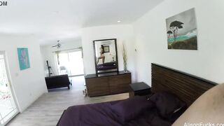 Alison Tyler does a self shot solo