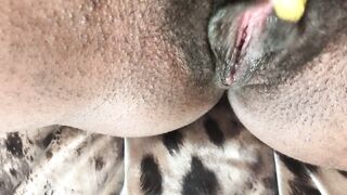 Sucking bubbles out my juicy cunt & Pee inside your mouth.