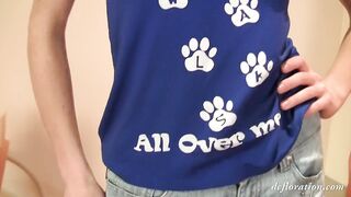 Aimonna Alferova casting and masturbating
