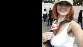 Jeny Smith compilation: Outside flashing moments (January 2019)