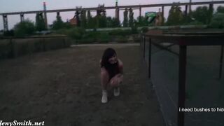 Jeny Smith compilation: Outside flashing moments (January 2019)