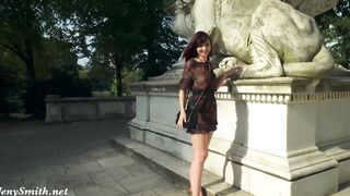 Jeny Smith compilation: Outside flashing moments (January 2019)