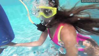goddess swimming pool naked Russian erotics with Irina Poplavok